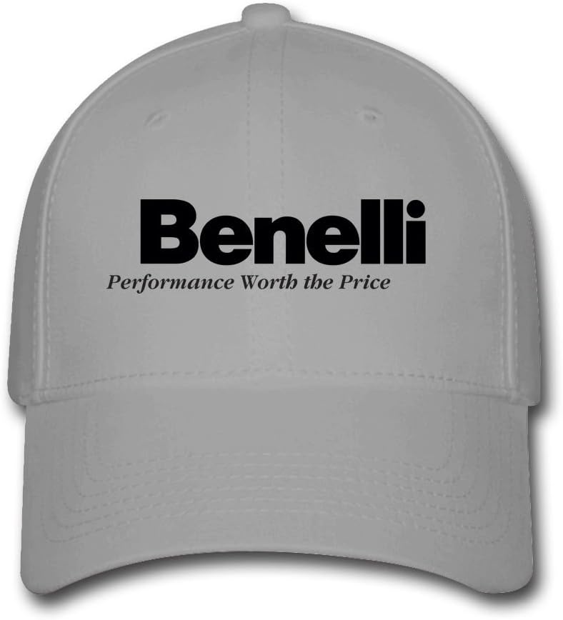LEU Unisex Benelli Logo Black Adjustable Baseball Caps
