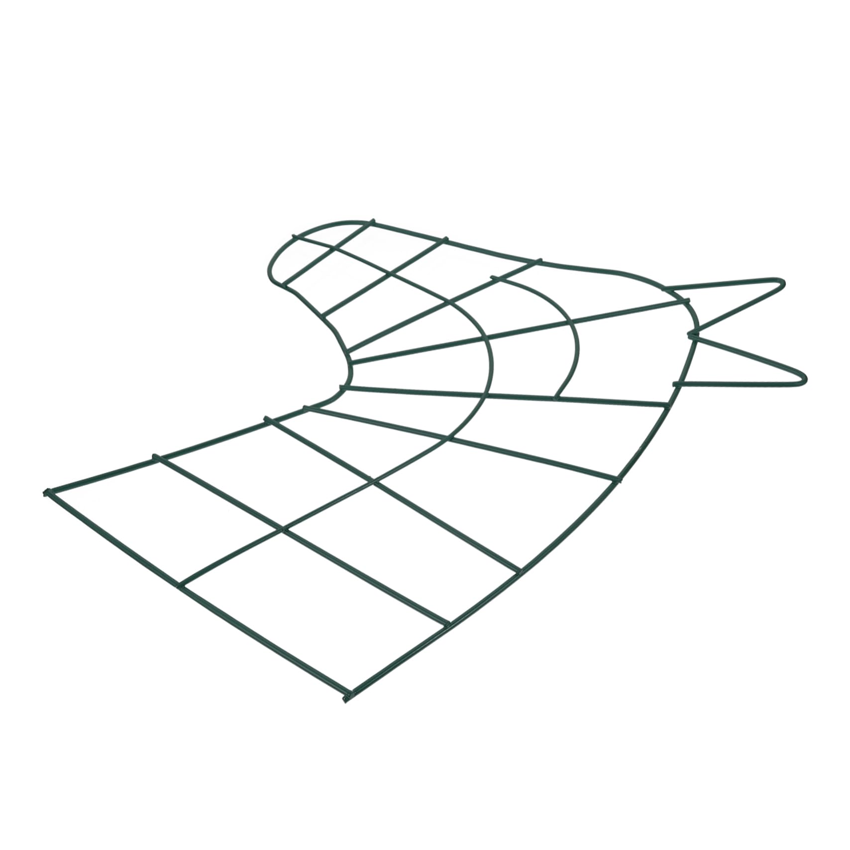 GRIRIW Decorative Metal Wire Wreath Frame for Flower Garlands Iron Wreath Holder for Wedding Holiday Decorations Burr Design for Use