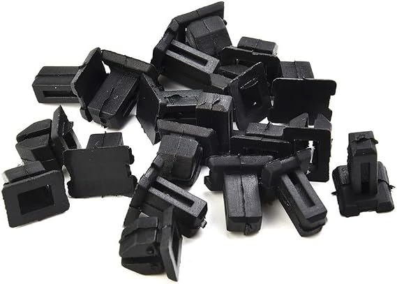10 Pcs Plastic Panel Clip Buckle Push Retainer Fastener Nylon Black Car Bumper Retainer Interior Exterior Door Trim Rivet for W124 W140 W202 R129