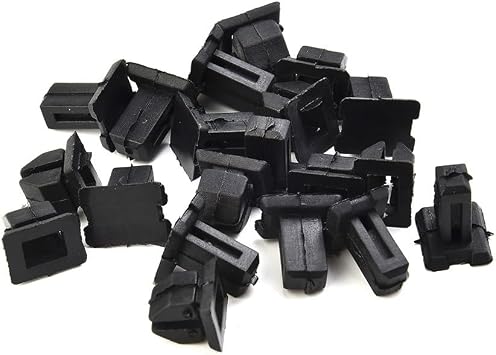 10 Pcs Plastic Panel Clip Buckle Push Retainer Fastener Nylon Black Car Bumper Retainer Interior Exterior Door Trim Rivet for W124 W140 W202 R129