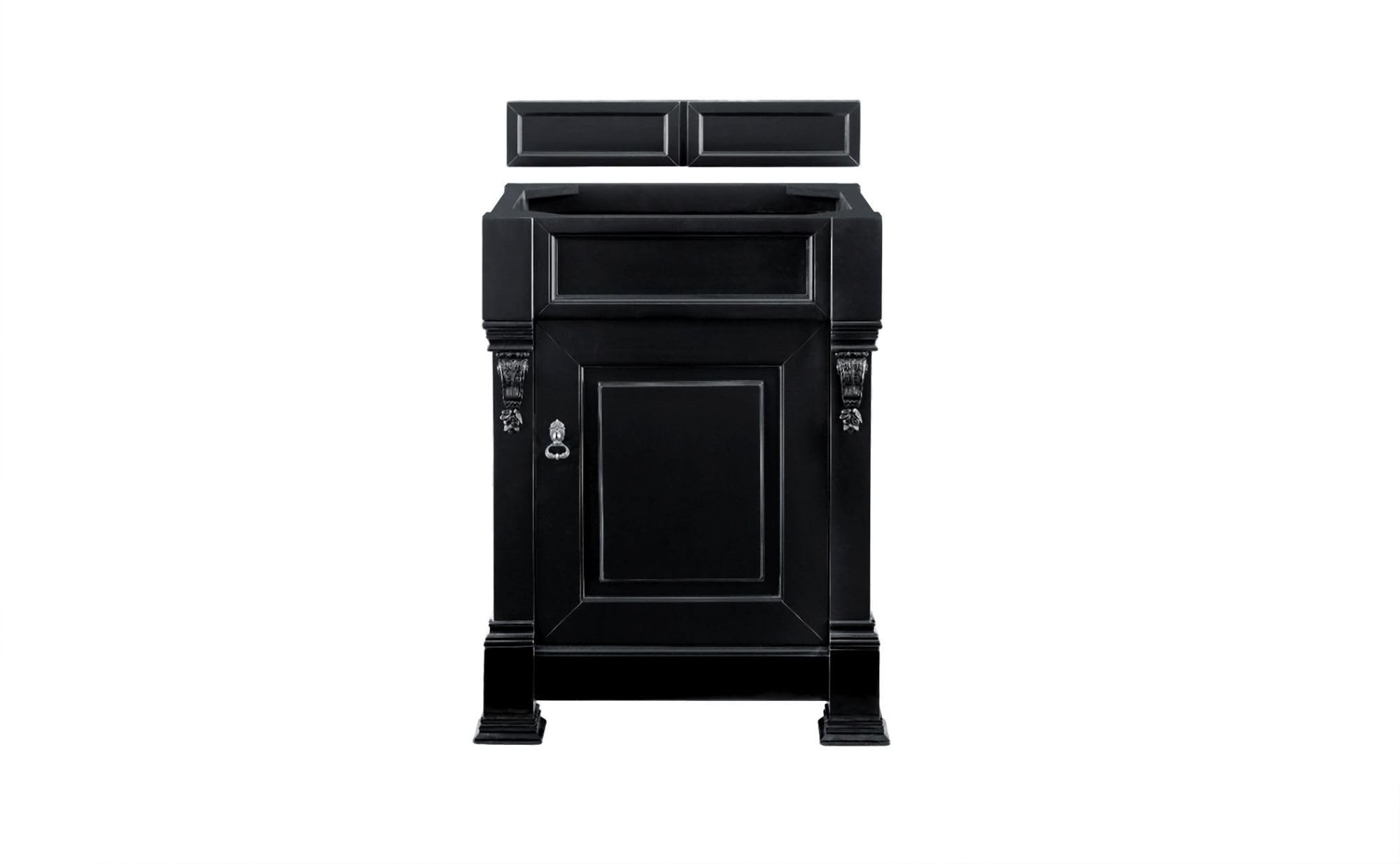 26 in. Single Cabinet in Antique Black Finish ( incomplete box,only cabinet)