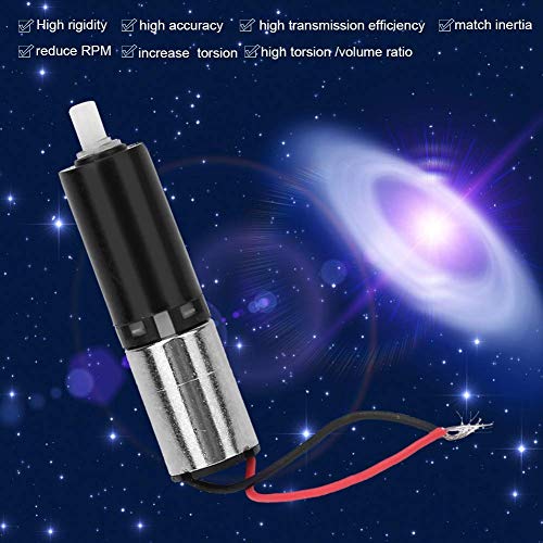 Getriebemotor, 6 mm Präzisions-Mini-Mikro-Untersetzungsgetriebe-Getriebemotor DC3V-Motor, gute Konsistenz, geräuscharm, hohe Torsion(Four Stage)