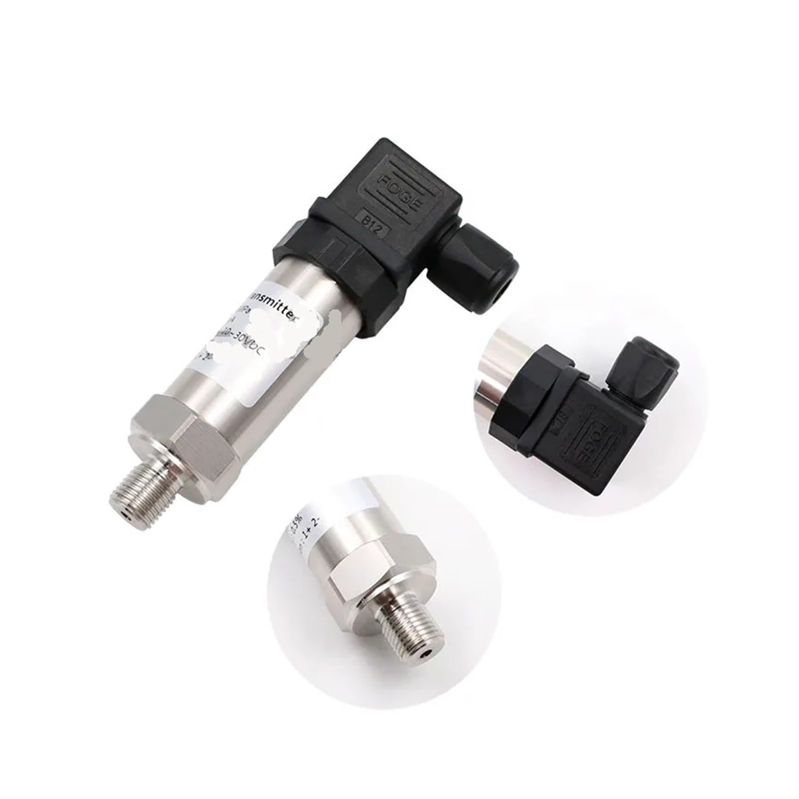 Trasmettitore di Pressione 4-20mA 0-5V 0-10V Uscita -1~0~25bar 10-30VDC Filettatura G1/4 Trasmettitore di Pressione 0,5% Sensore trasduttore di Pressione(0-5V,0 to 1 Bar)