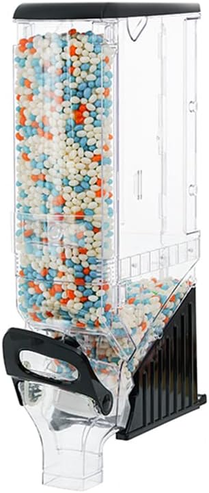 Transparent Oatmeal Dispenser is Easy to Use Suitable for Storing Oatmeal Nuts Beans (Size: 154710350/100710350 cm) (A)