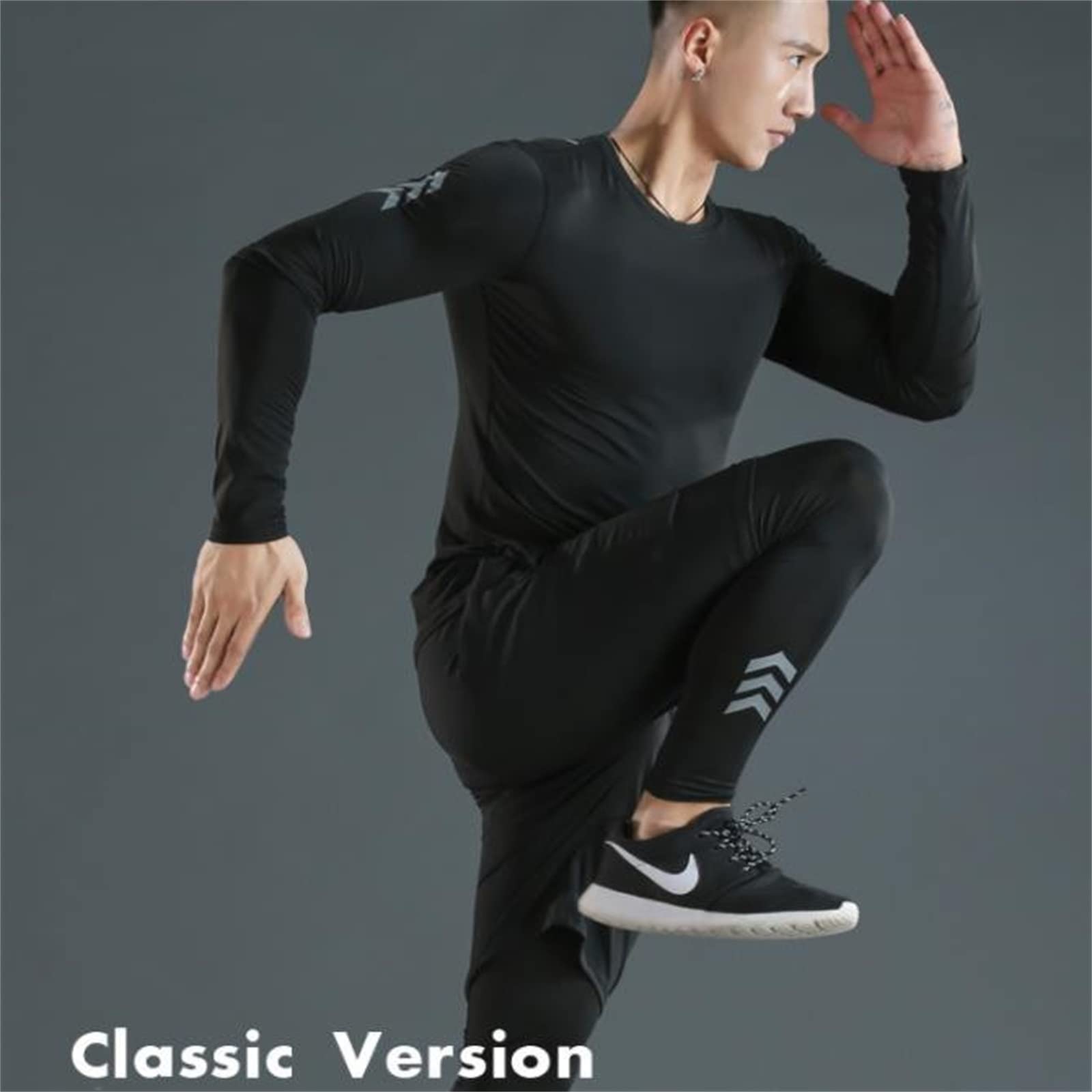 Amazon.co.jp: メンズジムスーツ スポーツレジャーランニング