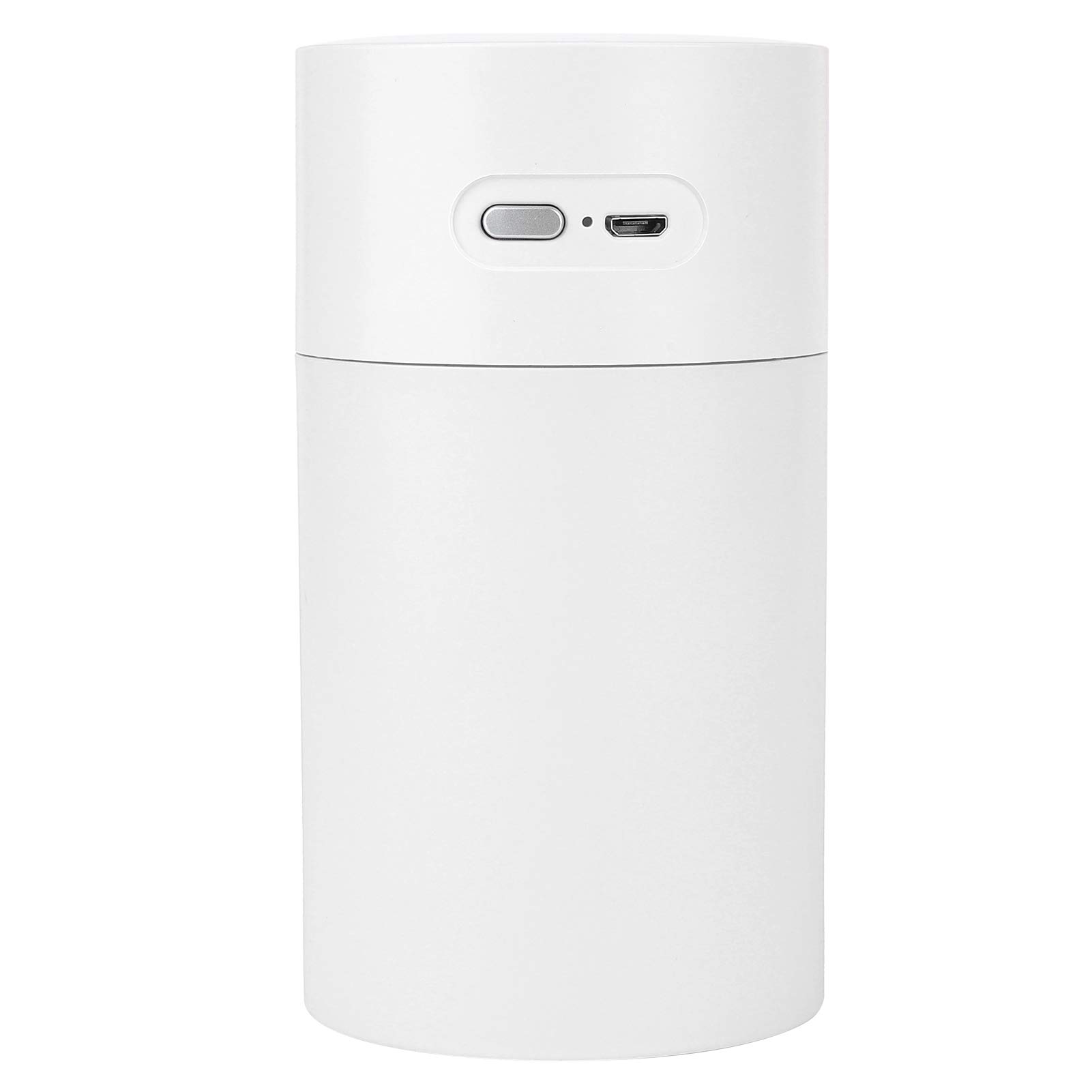 Mini Desktop Air Humidifier with Colorful Light, 6 Hours Mist Diffuser for Home Office Car (White)