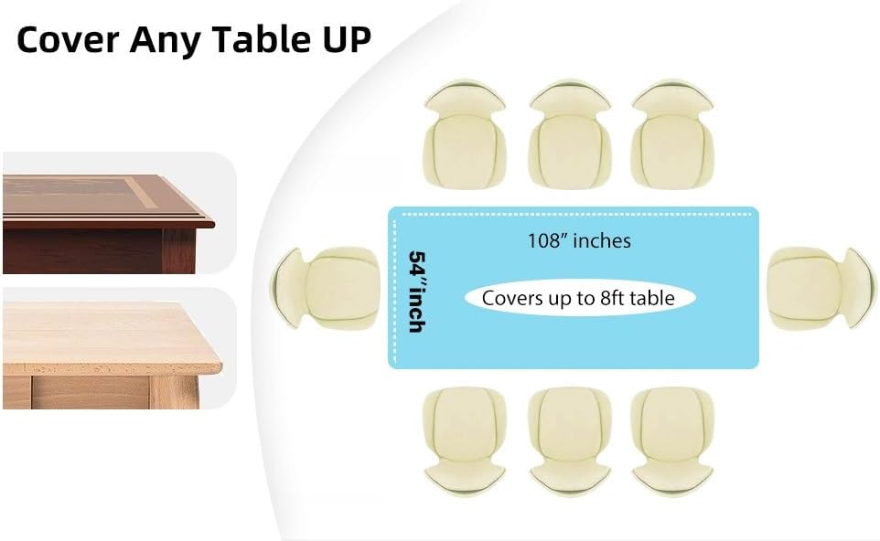 Miniatura 3 de Evershine - Mantel de plástico resistente (reutilizable, 12 unidades)