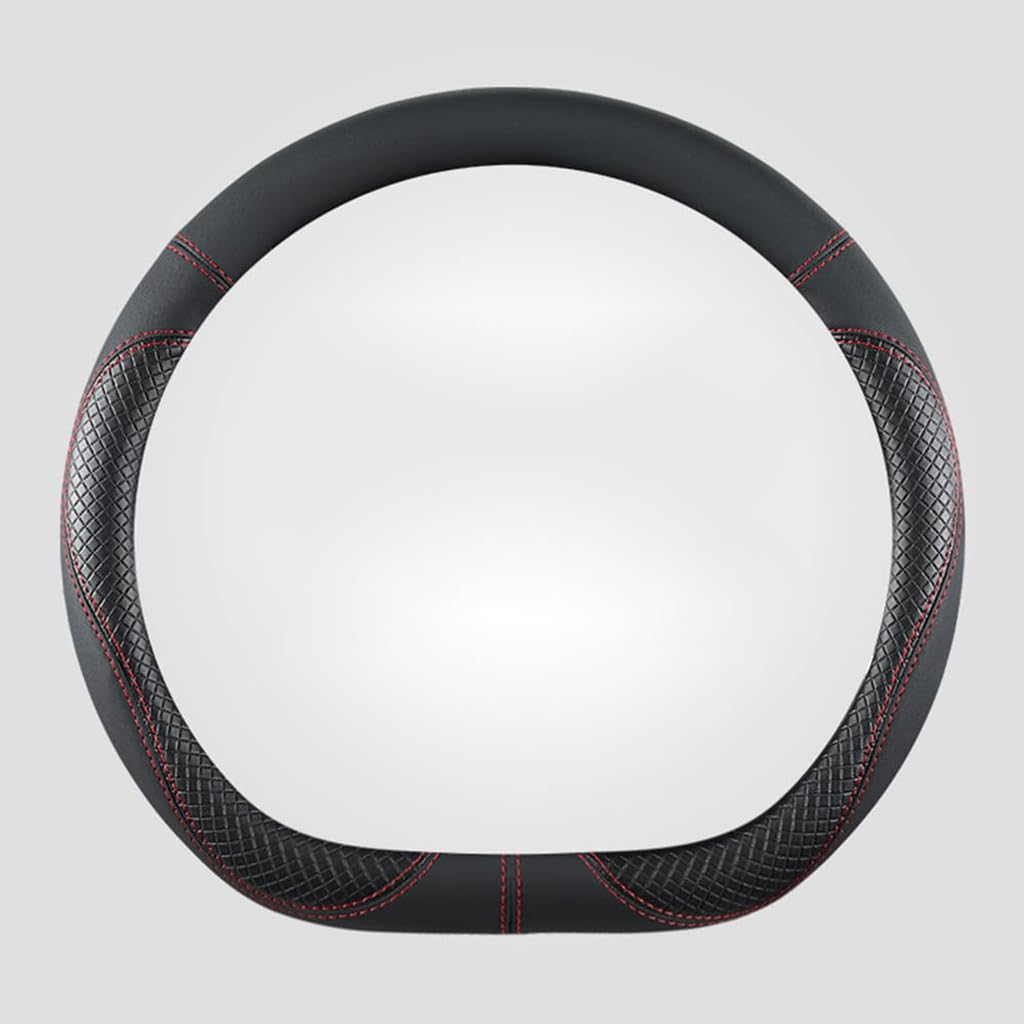 ZWDFDC Car Steering Wheel Cover for Lexus LS LS400 LS430 LS460 LS500 LS500h LS600h, Soft Non-Slip & Breathable GripEnhanced Grip, Comfortable & Durable,Type D-Black Blue
