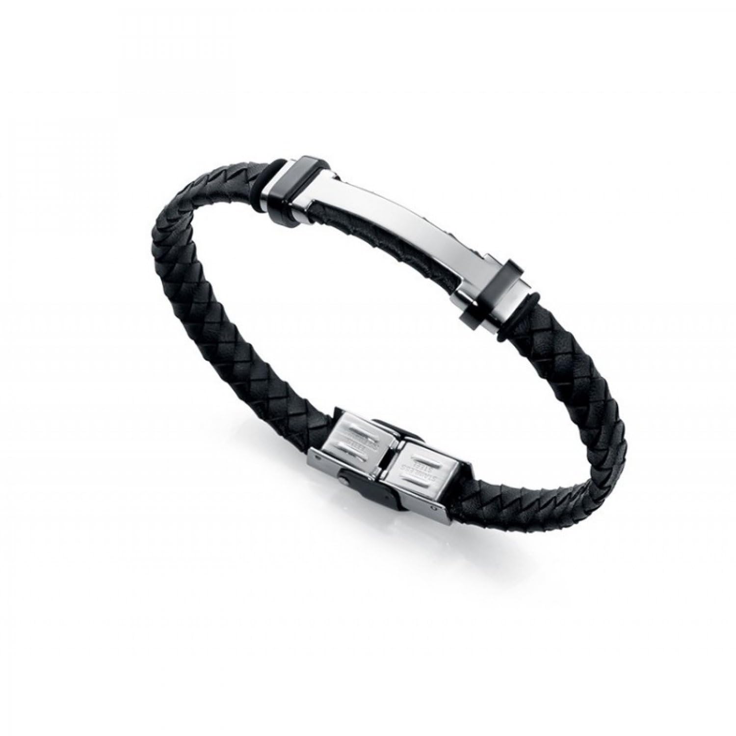 Viceroy Bracciale Rigido Fashion 14033P - Acciaio Inossidabile Dorato, Smalto E Cristalli Colorati, Diametro 6 Cm, In Cofanetto Regalo