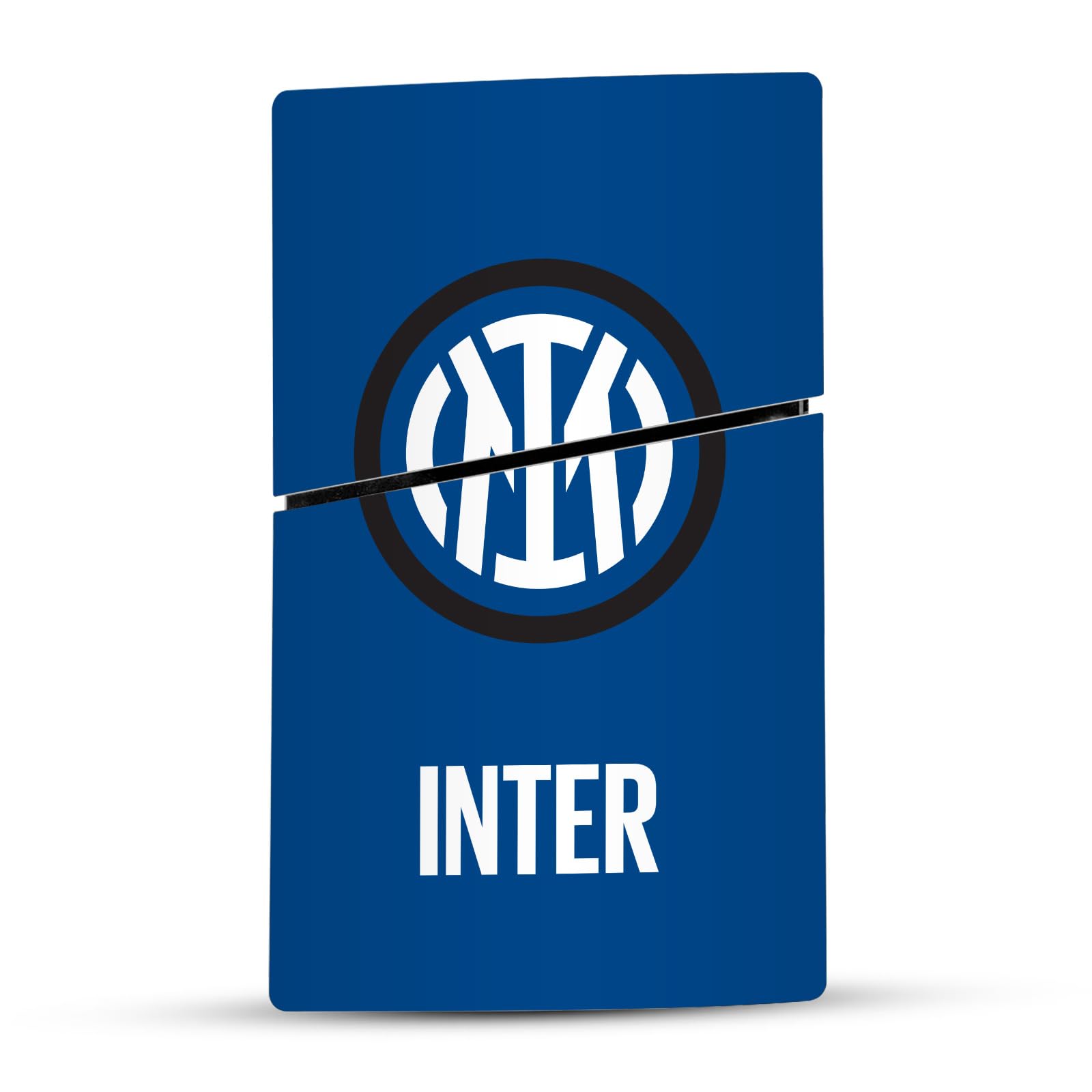 Head Case Designs Offizielle Inter Milan Logo Abzeichen Vinyl Haut Gaming Aufkleber kompatibel mit Sony PlayStation 5 PS5 Slim Digital Edition Console & DualSense Controller