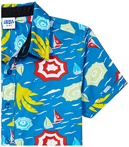 Image of Amazon Brand - Jam & Honey Boys' Button Down Shirt