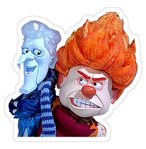 Snow/Heat Miser, Miser Decal Sticker - Sticker Graphic - Auto, Wall, Laptop, Cell, Truck Sticker for Windows, Cars, Trucks