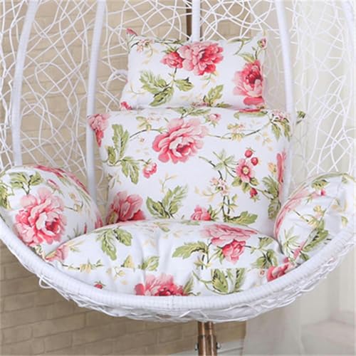 Cojín de repuesto para mecedora, 10 cm, lavable, para exteriores e interiores, cojín para silla con reposacabezas y pasamanos, para