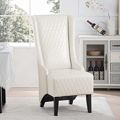 GDFStudio 23" Wide High Back Accent Chair, Upholstered Wingback Chair