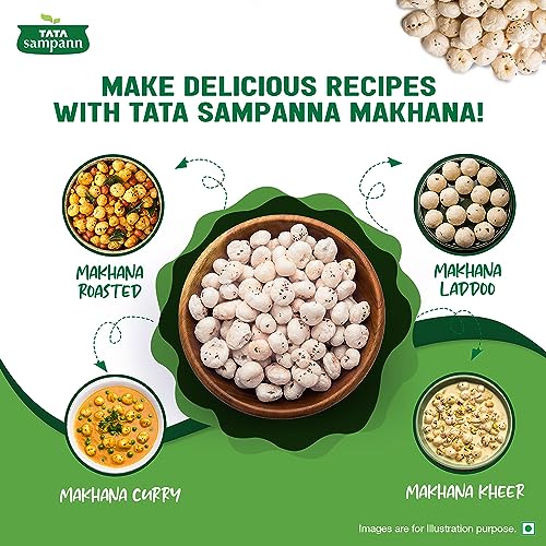 Image of Tata Sampann, Natural High Protein Makhana, 200g (Pack of 3)