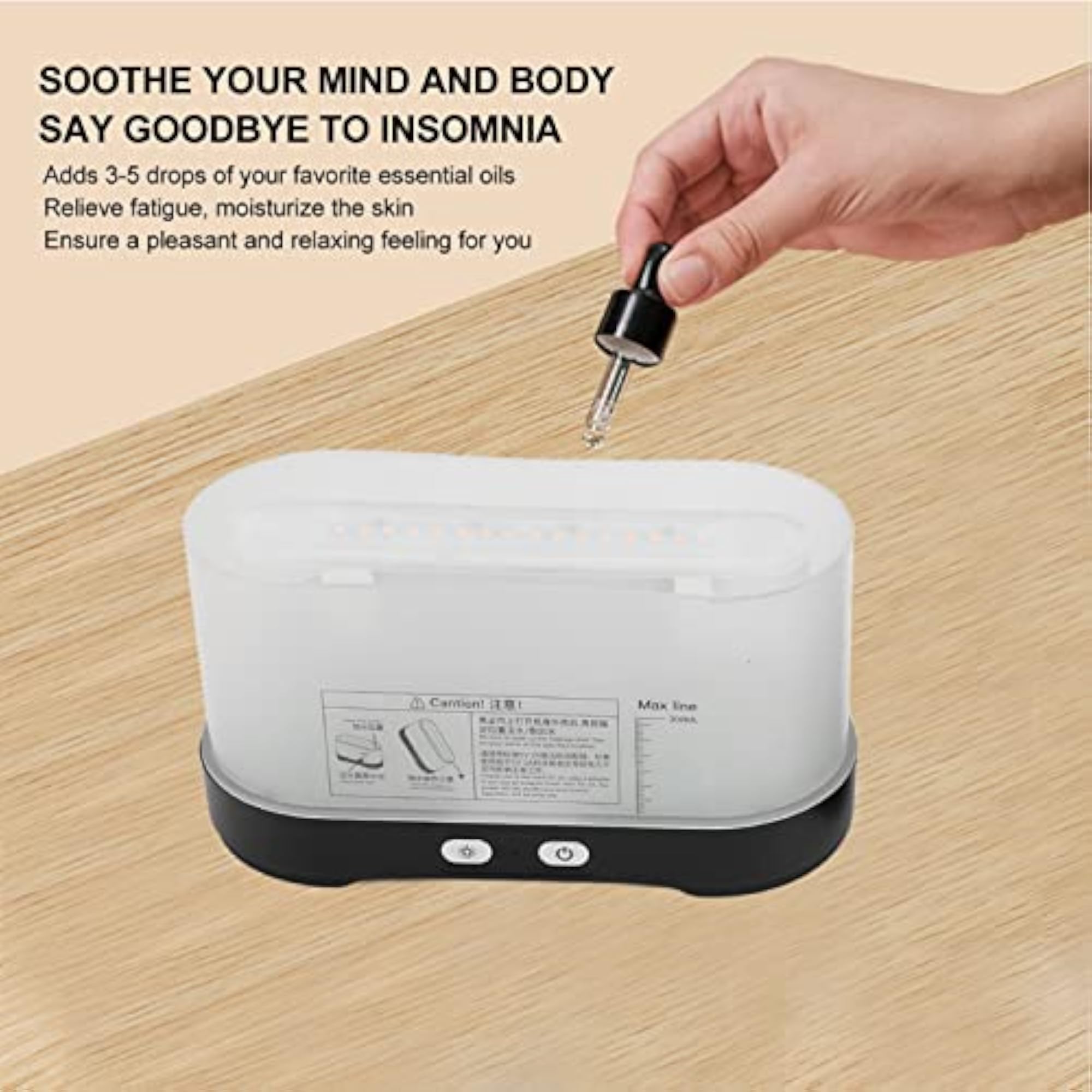 3D Flame Aroma Diffuser with Smart Chip