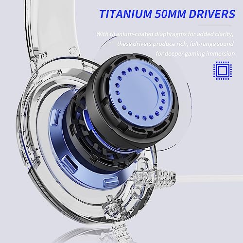 BINNUNE Gaming Headset with Mic for PS5 Xbox Series S|X PS4 Xbox One PC Switch, Wired Audifonos Gamer Headphones with Microphone for Playstation 4|5 Xbox 1 - Image 5