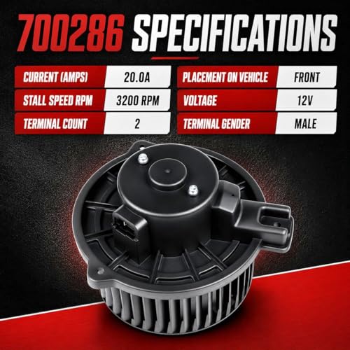 Image of Vetmor 700286 AC Blower Motor Fan with Fan Cage Fits for Hyundai Accent Veloster 2012-2016 | Genesis Coupe 2013-2016 | Tucson 2010-2016 | for Kia Sportage Rio Rio5 Borrego, Replace# 97111-2V000