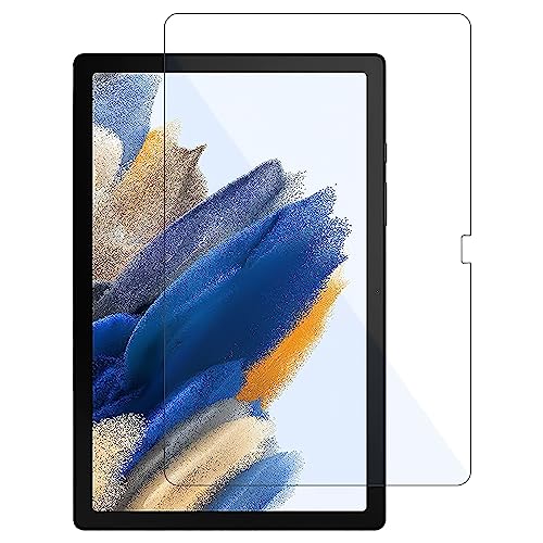 Image of [Anti-Scratch & [Smudge Proof] [Bubble Free] Premium Tempered Glass Full Screen Protector Guard For Samsung Galaxy Tab A8 10.5 Inch [Sm-X200 /X205 /X207] 2022 Smartphone