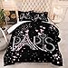 HAOHAY Eiffel Tower Comforter Set Chic Paris Bedding Set Romantic Theme Comforter for Boys Girls Children Teens Black Pink Bedroom Decor Modern French Style Comforter Set Twin Size with 1 Pillow Case