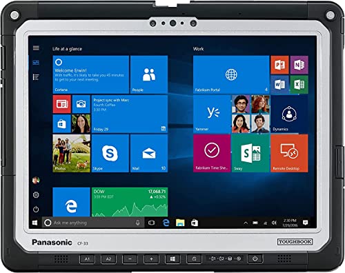 Toughbook Panasonic Cf-33, Intel I5-7300U, 12" Qhd Touch-Digitizer, 16Gb Ram, 512Gb Ssd, Infrared Webcam, Gps, 4G Lte, 2D Barcode Reader, Fingerprint Reader, Premium Keyboard, Win 10 Pro (Renewed) #TOP6