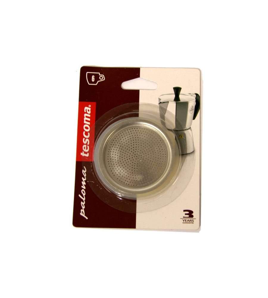 Tescoma Silic. Seal 2 Pcs and Filter, 3 Cups Paloma, Assorted, 0.1 x 0.1 x 0.1 cm