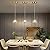 Weesalife Crystal Chandeliers for Dining Room Lights Fixture Over Table, 3 Pack Gold Modern Pendant Light Fixture?Crystal Pendant Lighting for Kitchen Island Bathroom Bar