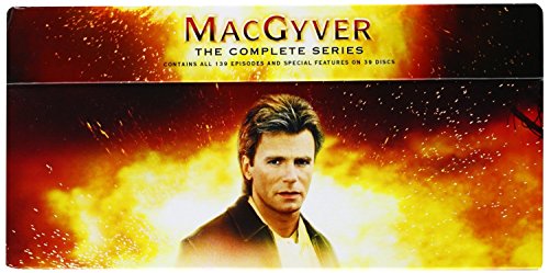 MacGyver Complete TV Action Adventure Series All 139 Episodes (39 Discs) DVD Collection Box Set:...
