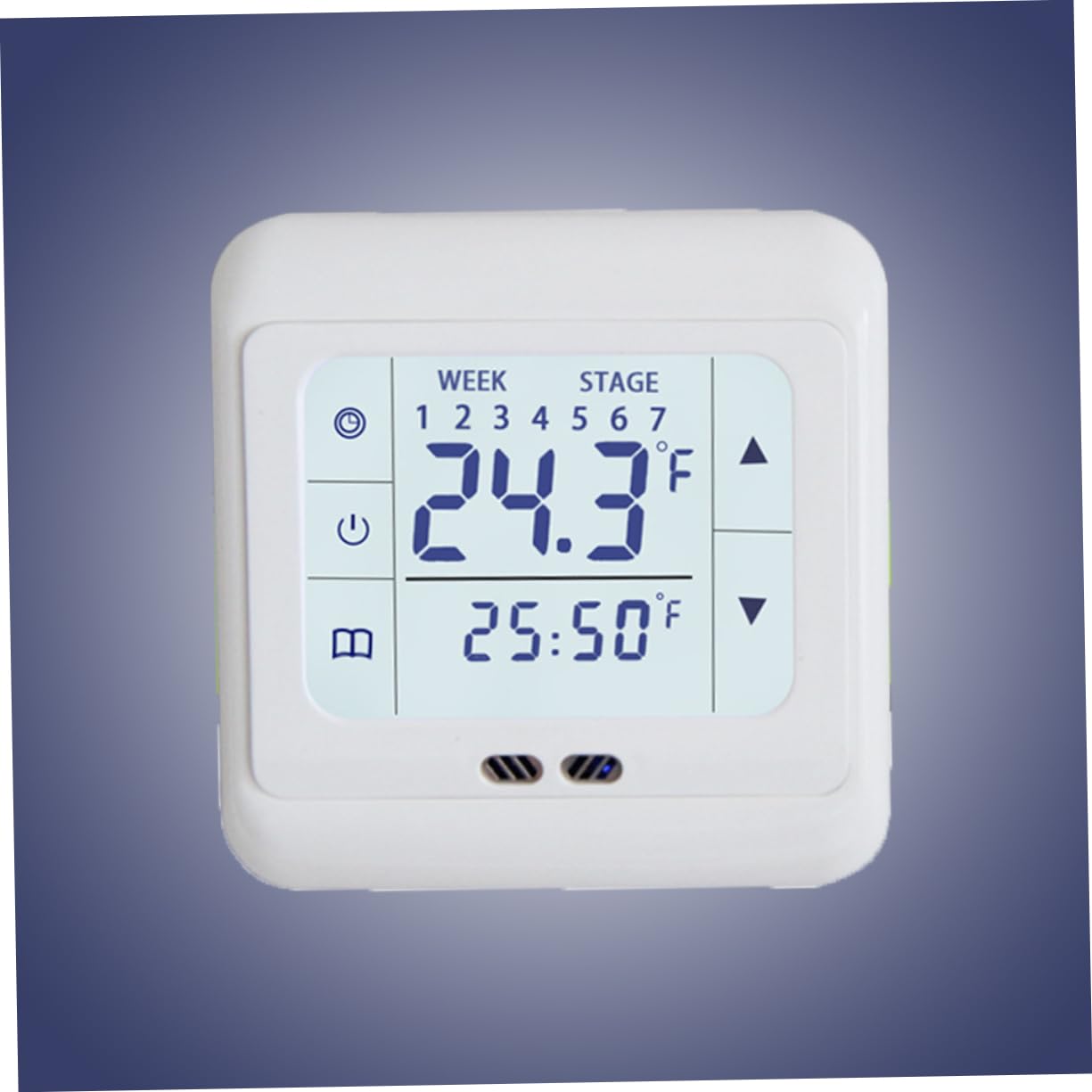 Homoyoyo Termostato Digitale Termostato Elettrico Termostato Di Riscaldamento Touchscreen Del Termostato Cronotermostato Bianca Senza Fili Regolatore Wifi