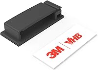 Vista 4 de Cable Clips with Strong Self-Adhesive, XIAOXI Multipurpose Wire Clamps for Cable Management and Cable Runs, TV PC Wire Holder Sticky Tidy - (20pcs)