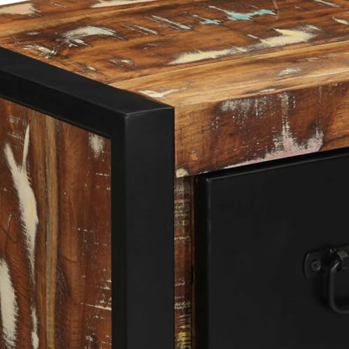 Table de chevet murale bois massif pour chambre à coucher moderne - 8