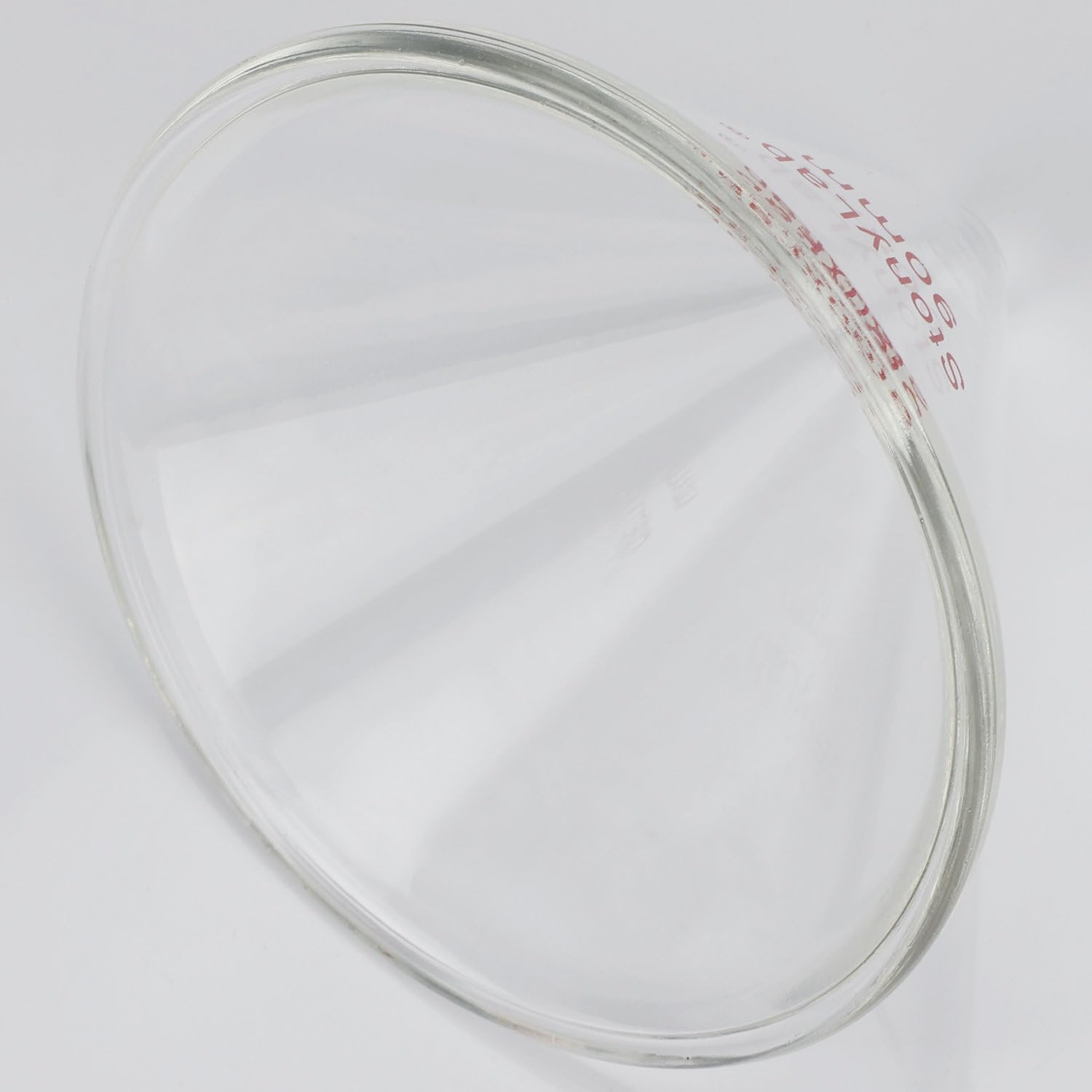 stonylab Entonnoir en Verre, Entonnoir Sans Tige en Verre Borosilicaté Épaissi avec un Diamètre Intérieur de 90 mm pour Utilisation en Laboratoire