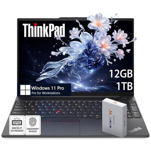 Lenovo ThinkPad E16 Business Laptop w/Backlit Keyboard | Intel i5-1335U (> i7-1265U) | 16GB RAM | 1TB (512GB SSD+500GB External) | 16" WUXGA Anti-Glare Display | Fingerprint Reader | Windows 11 Pro