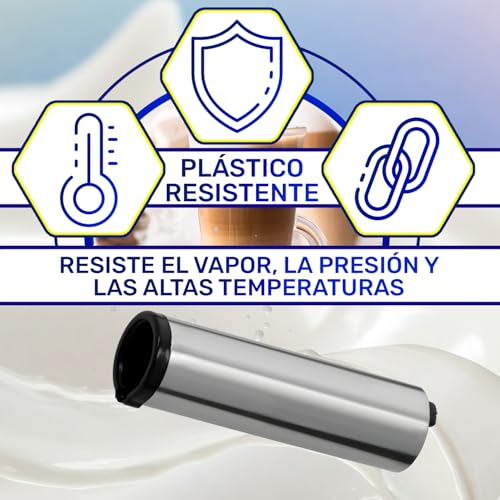 Miniatura 4 de Tubo Externo Para Espumador De Leche Para Cafetera Superautomática Con Código Original 5513270219 Para Delonghi - Garantía De 10 Años - Monteral