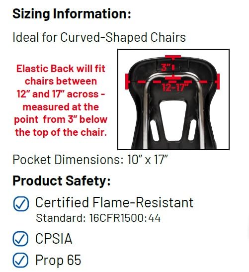 Seat Sack Bundle of 10: Elastic Back 12-17 Blue