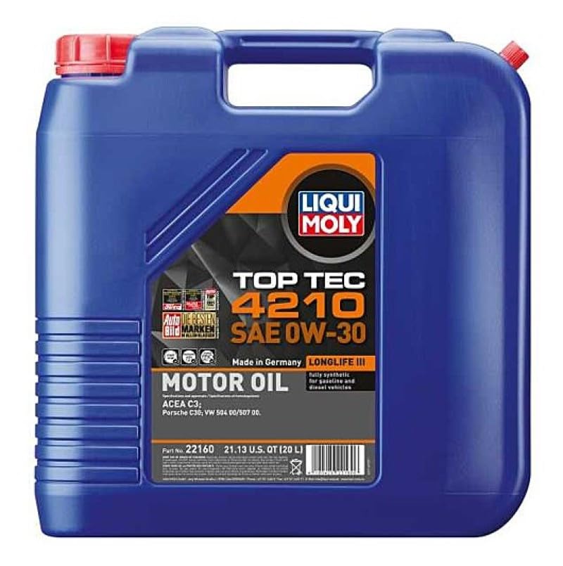 Aceite para motor Liqui Moly Top Tec 4210 20L miniatura 1
