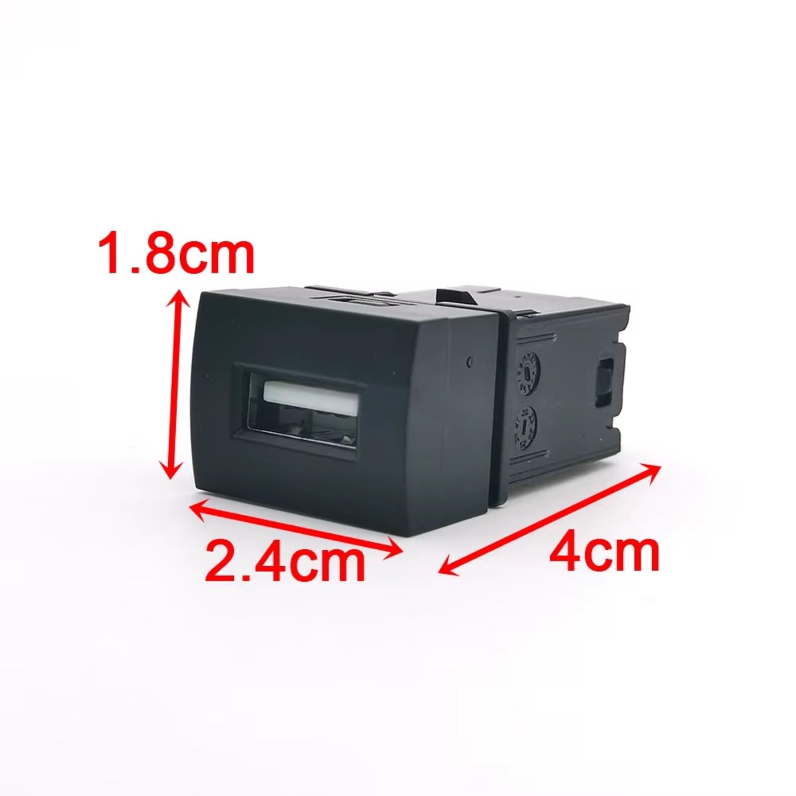 Konsole USB-Buchse Kompatibel Mit Mitsubishi Für Outlander 2023 12 V 24 V Auto-Einzeltelefon-Ladeschnittstelle Buchsenadapter USB-Ladeanschluss