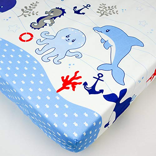 Baby Comfort Nursery 100% Katoen Hoeslaken voor 90x40cm Wieg (15)