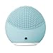 FOREO LUNA mini 2 Ultra-hygienic Facial Cleansing Brush, All Skin Types, Face Massager for Clean & Healthy Face Care, Extra Absorption of Facial Skin Care Products Waterproof, Mint