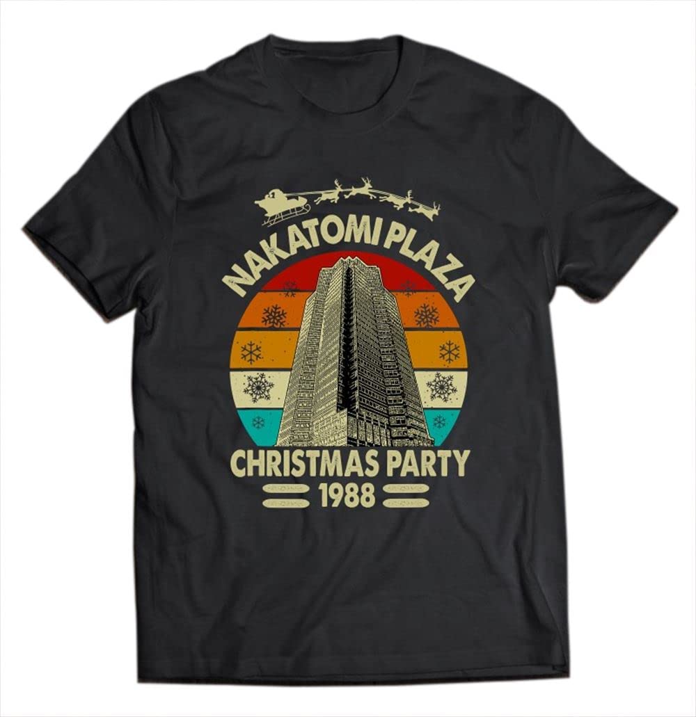 APSRA TRADERFunny Nakatomi Plaza Christmas Party 1988 Xmas Holiday ds2584 T-Shirt