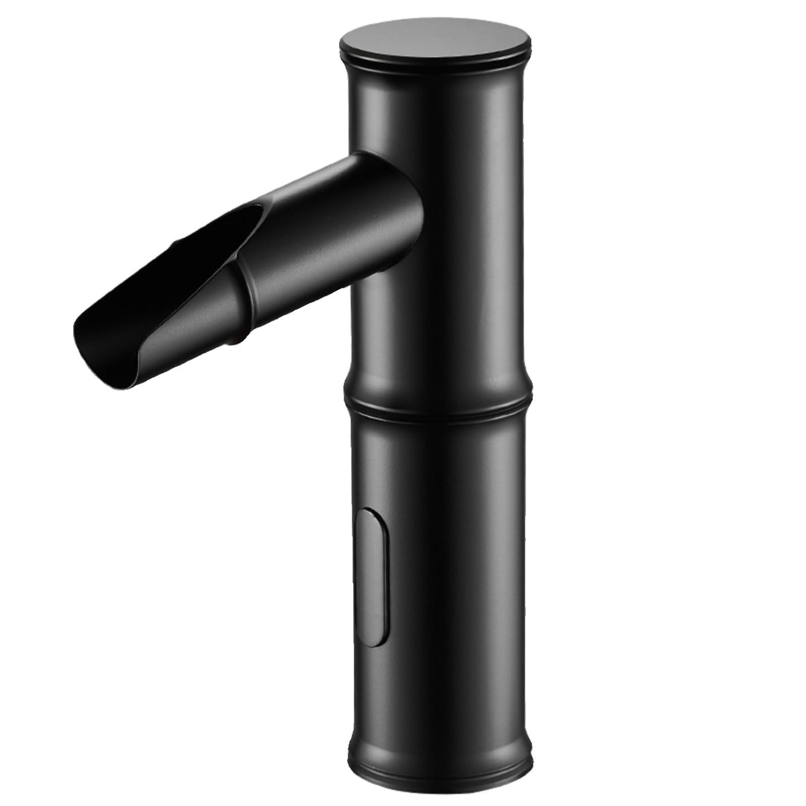 ZYCHSJXA Vintage Bathroom Touchless Sink Taps Black Waterfall Mixer for Basin Sensor Faucet Brass