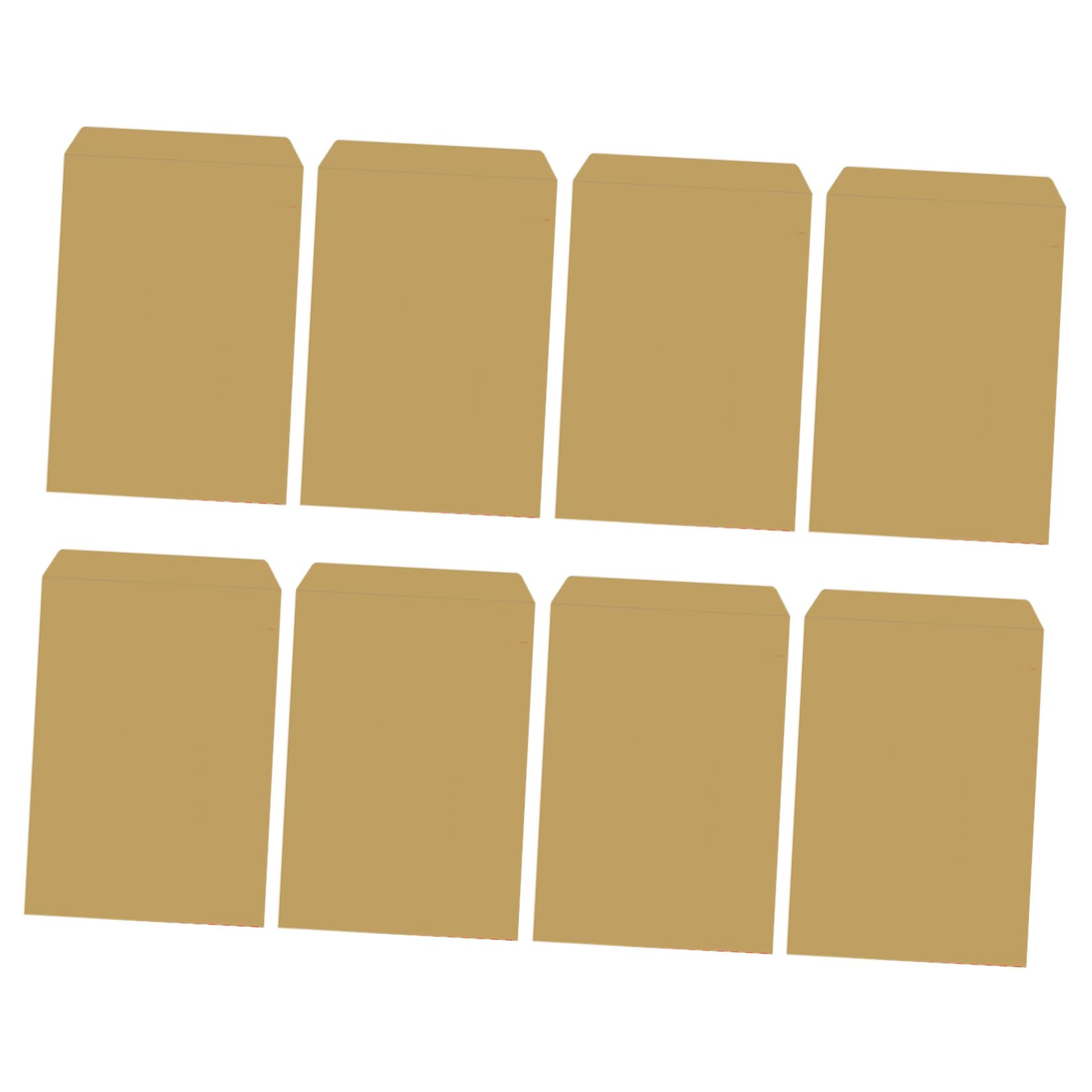 Angoily Buste in Carta Kraft 200 Pezzi, Colore Kaki, Eleganti, per Documenti e Auguri, per Compleanni e Shower
