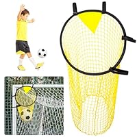 Yamitora Fußballtor Zielnetz 45x60cm, Nylongewebe Fußballtor mit Rahmen Tasche Zielnetz Fußballtor Zubehör Fussballnetz Zubehör für Fussball Training