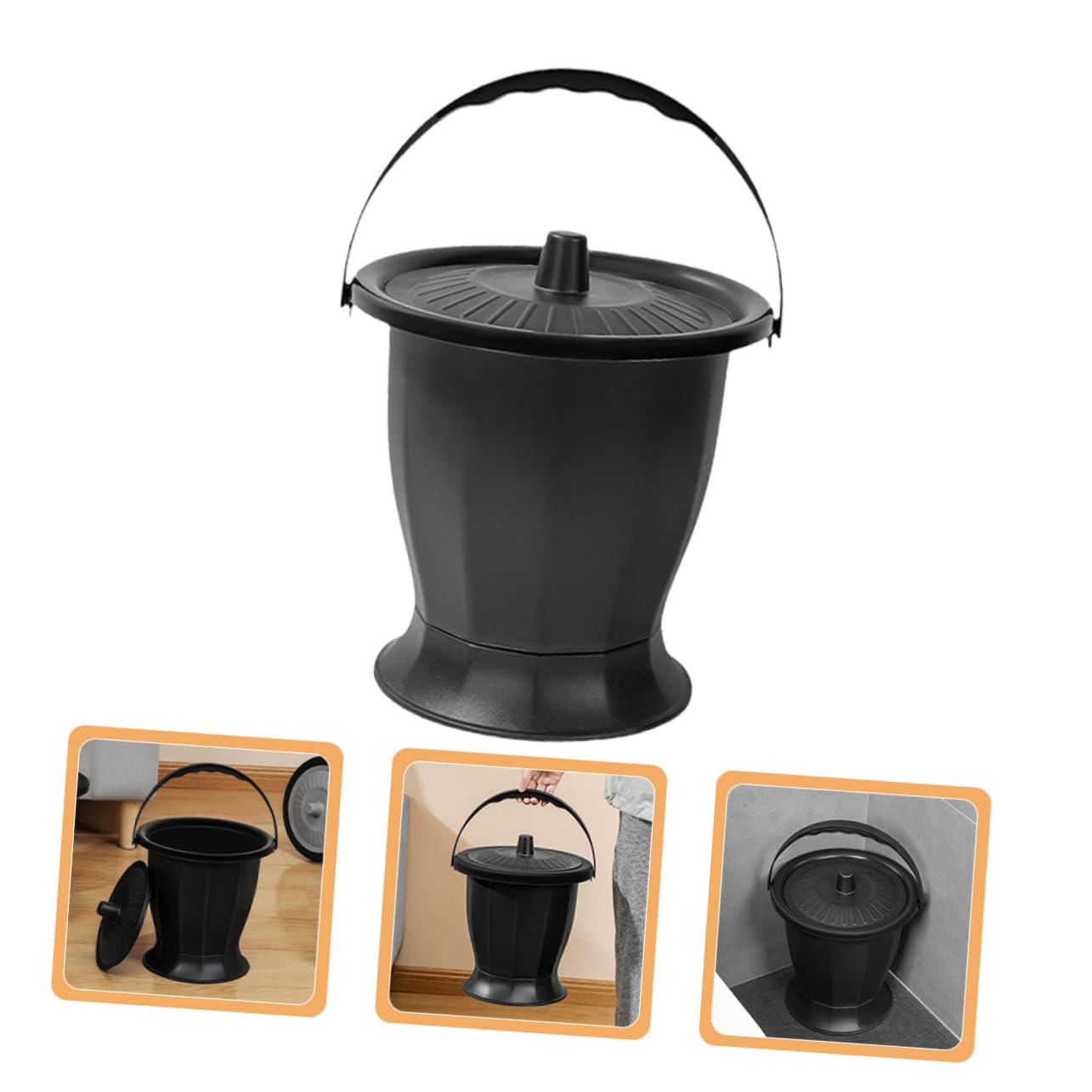 SOESFOUFU Elderly Care Portable Potty Chamber Potty Urinal Lightweight Compact for Camping Home Use