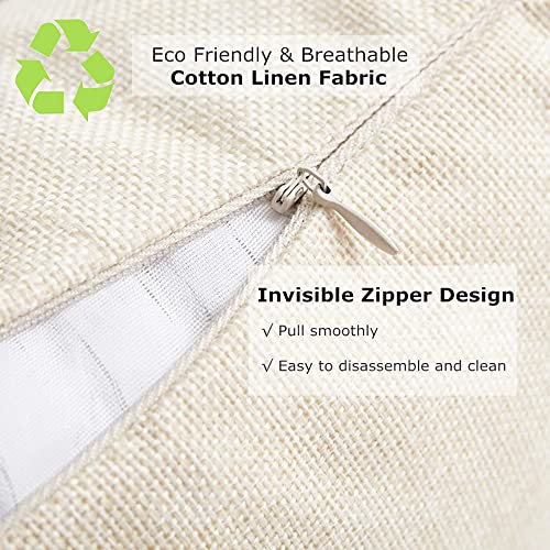 Snycler Monogram Letter G Throw Pillow Covers Floral 18X18 Inch, Greenery Spring Pillows Decorative Throw Pillows Pillowcase Summer Farmhouse Decor For Couch Sofa, Family Last Name Initial Pillow Case #TOP6