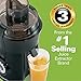 Hamilton Beach Juicer Machine, Big Mouth 3” Feed Chute, Centrifugal, Easy to Clean, BPA Free, 800W, (67601A), Black