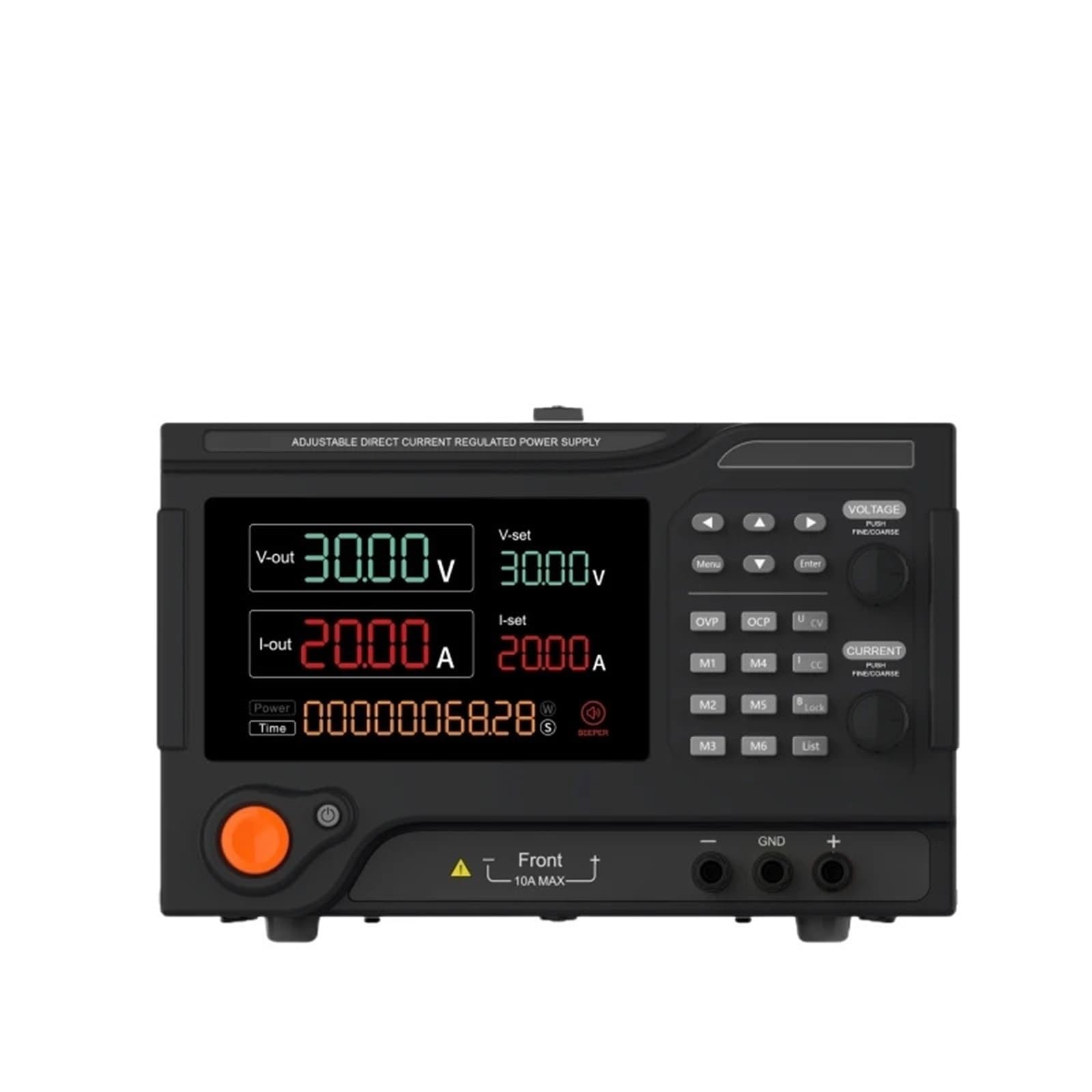 Alimentatore CC programmabile USB 10A Regolabile da Laboratorio 15V 20V 30V 50V 60V 100V 150V(1,220V-USB_60V 15A 10MV 10MA)