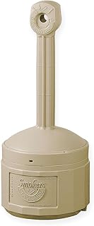 Smokers Cease-Fire Cigarette Receptacle,4 gal,Tan