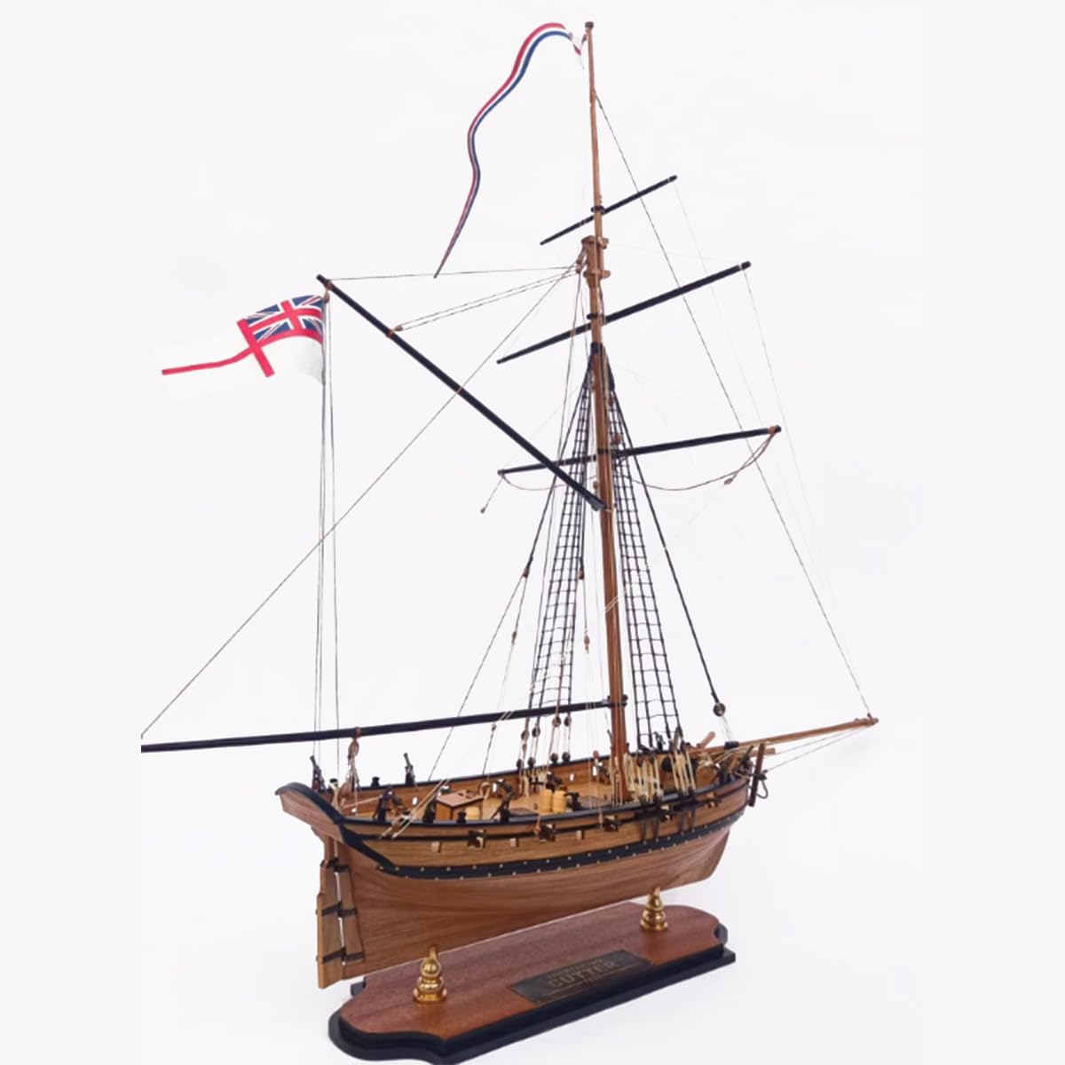 3D Holzpuzzle Erwachsene, 1/64 Königliche Marine Patrouillenschiff 3D Holz Modell Bausatz, 3D Holzpuzzle 1830 Segelschiff Steampunk Schiff 3D Puzzle Holz, Geschenk -KIT
