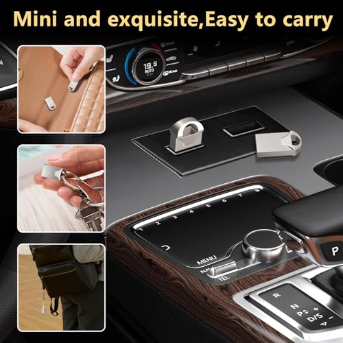 Image of EASTBULL Mini Metal Flash Drive Bulk 4GB Small USB 20 Pack with Lanyards USB 2.0 Thumb Drive Bulk Jump Drive Pen Drive Memory Stick for Storage and Backup 4GB 20 Pack, Metal